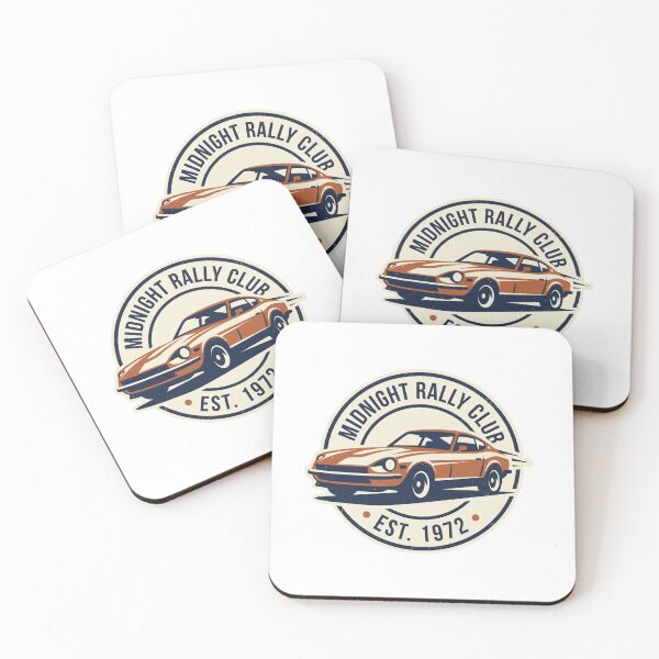 Item preview, Midnight Rally Club Retro Vintage Car Badge designed and sold by SeanTee.