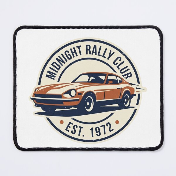 Item preview, Midnight Rally Club Retro Vintage Car Badge designed and sold by SeanTee.
