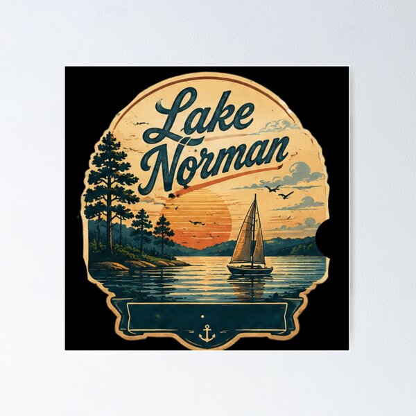 Item preview, Lake Norman travel atmosphere designed and sold by DamioPolArt.