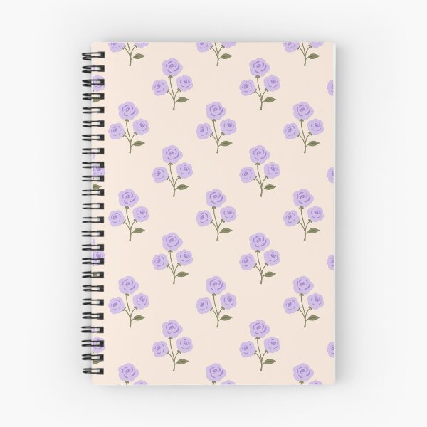 Item preview, Cute Purple Rose Seamless Floral Pattern designed and sold by JayverseShop.