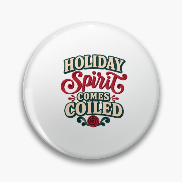 Item preview, Holiday Spirit Comes Coiled – Quilling Humor designed and sold by UrbanCanvvas.