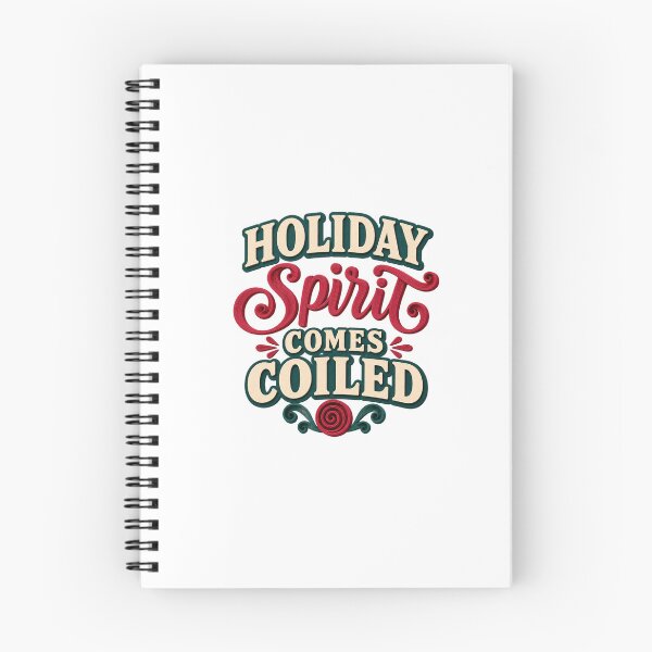 Item preview, Holiday Spirit Comes Coiled – Quilling Humor designed and sold by UrbanCanvvas.
