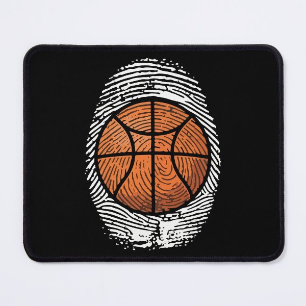 Item preview, Basketball Fingerprint Art – Vintage Sports Ball Design designed and sold by GrowDivStudio.