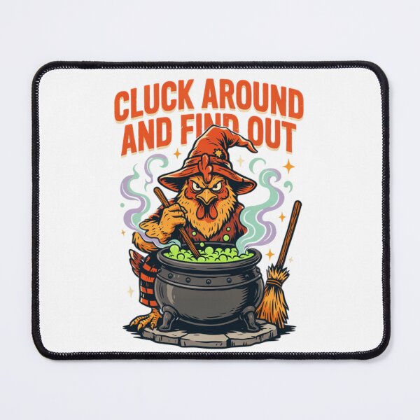 Item preview, Cluck Around and Find Out – Chicken Witch designed and sold by FloraVulpes.