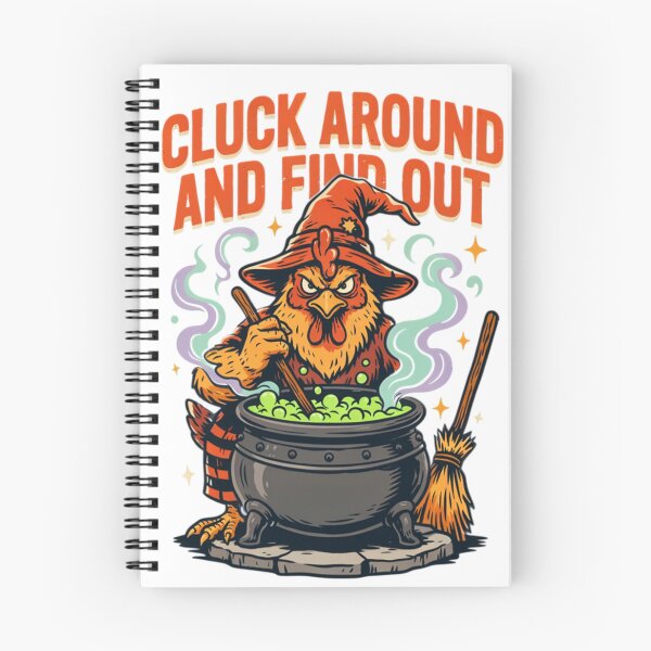 Item preview, Cluck Around and Find Out – Chicken Witch designed and sold by FloraVulpes.
