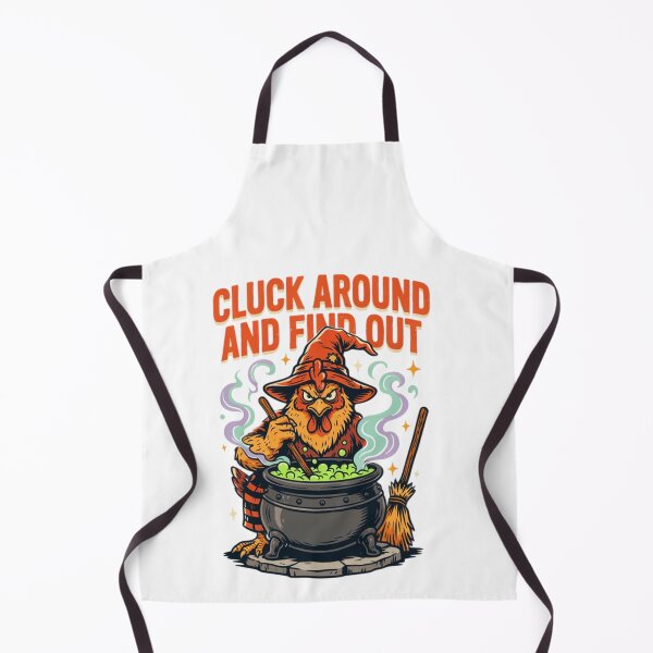 Item preview, Cluck Around and Find Out – Chicken Witch designed and sold by FloraVulpes.