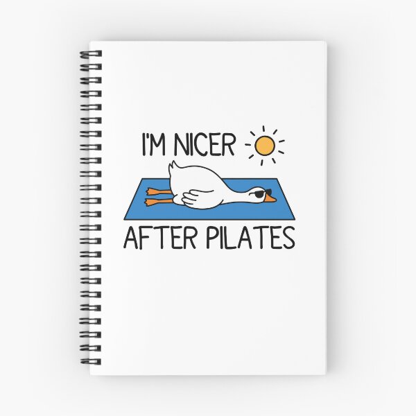 Item preview, I'm Nicer After Pilates - Fitness Workout Humor designed and sold by gunaone-design.