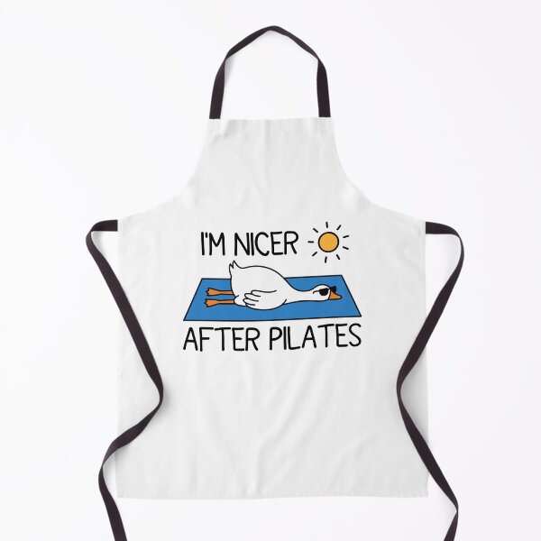 Item preview, I'm Nicer After Pilates - Fitness Workout Humor designed and sold by gunaone-design.