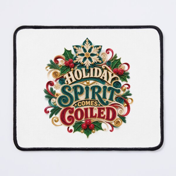 Item preview, Coiled Holiday Spirit – Illustrated Paper Quilling designed and sold by UrbanCanvvas.