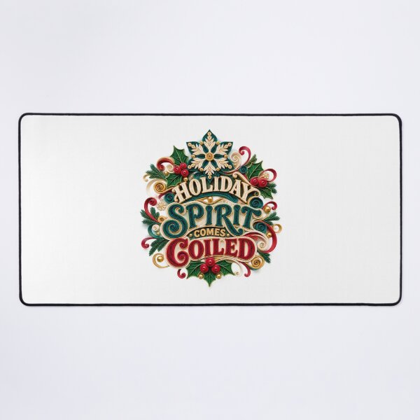 Item preview, Coiled Holiday Spirit – Illustrated Paper Quilling designed and sold by UrbanCanvvas.