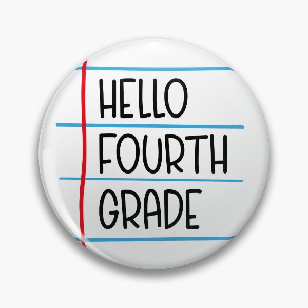 Item preview, Hello Fourth Grade – Back to School Lined Paper designed and sold by Rodney's Marketplace.