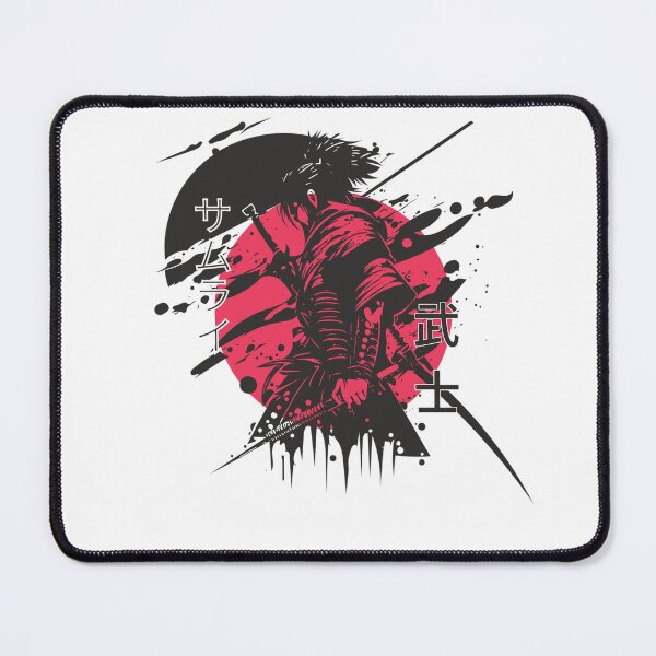 Item preview, Red Samurai Warrior – Japanese Anime Inspired Streetwear designed and sold by MindMess Studio.