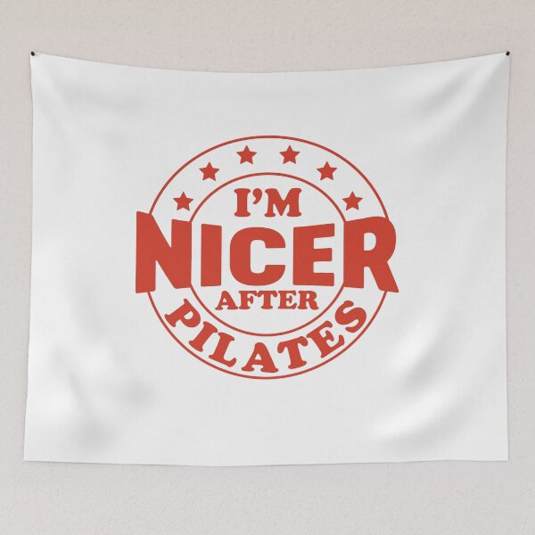 Item preview, I'm Nicer After Pilates Shirt Pilates - Funny Fitness Instructor Gift designed and sold by gunaone-design.