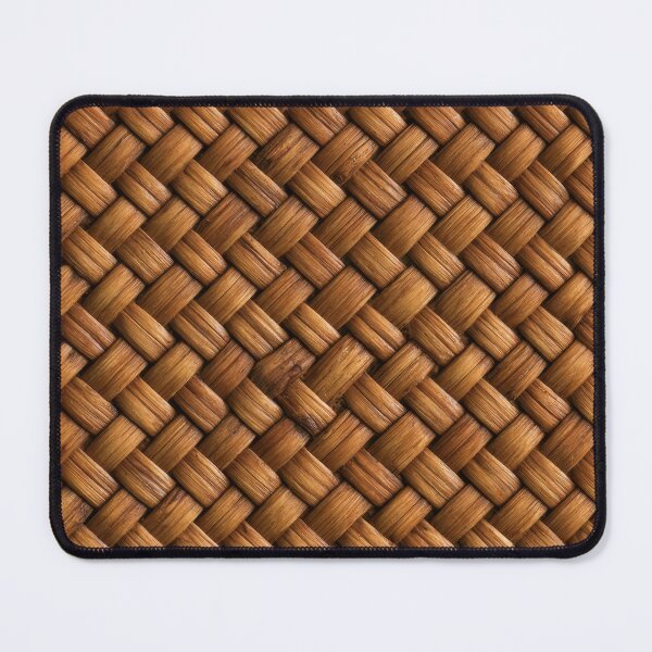 Item preview, Golden Brown Woven Rattan Inspired Basket Texture with Tight Diagonal Weave for Rustic Organic Boho and Natural Style Decor designed and sold by SurfaceCraft Studio.