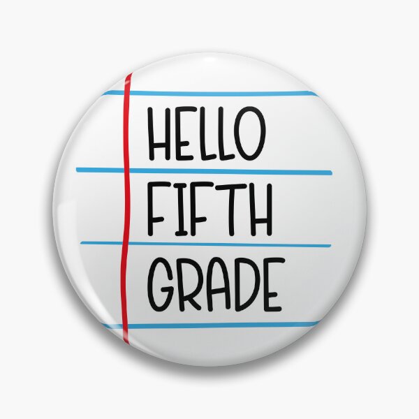 Item preview, Hello Fifth Grade – Back to School Lined Paper designed and sold by Rodney's Marketplace.