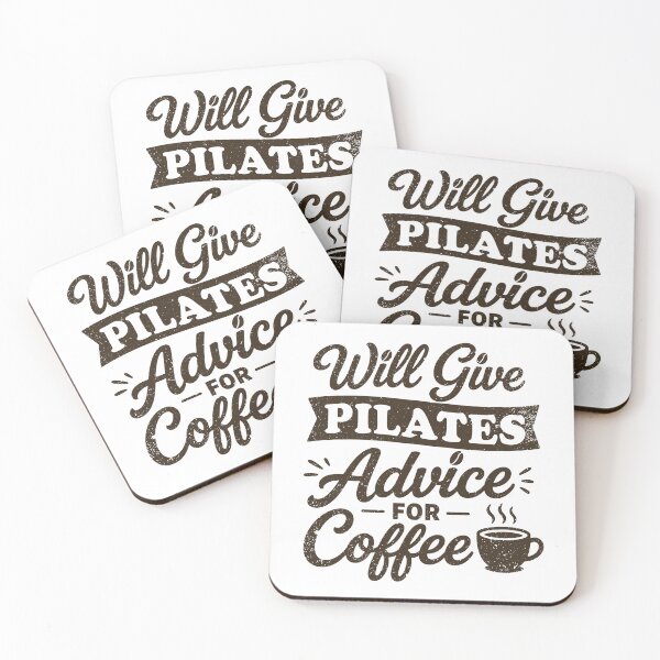Item preview, Will Give Pilates Advice For Coffee Funny Pilates instructor gift designed and sold by gunaone-design.