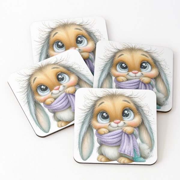 Item preview,  Whimsical Rainy Day Animals hare designed and sold by Eiwaprints.