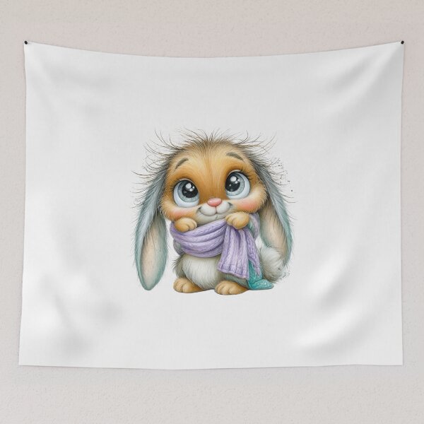 Item preview,  Whimsical Rainy Day Animals hare designed and sold by Eiwaprints.