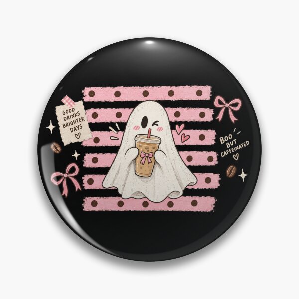 Item preview, Halloween Coffee Ghost, Cute Spooky Coffee Lover, Funny Ghost Drinking Coffee, Cozy Fall Halloween Gift designed and sold by Quiajia.