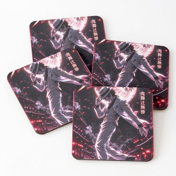 Item preview, Crimson Moon Shadow Walker – Dark Anime Samurai Street Art designed and sold by Dyan4.