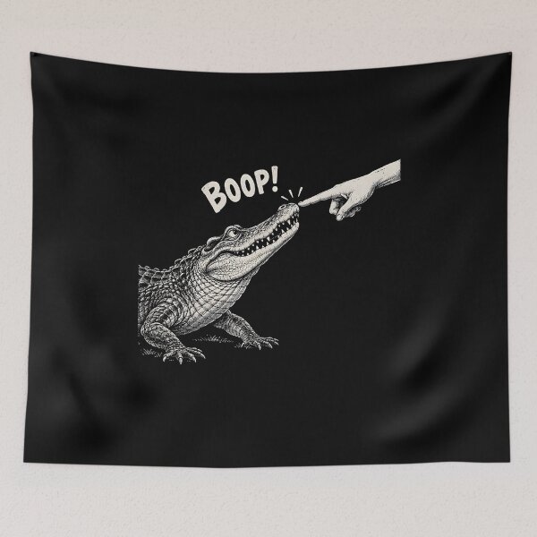 Item preview, Boop Alligator Funny Crocodile designed and sold by a-turner-paint.