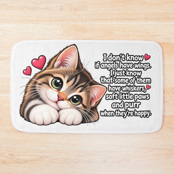 Item preview, Some Angels Have Whiskers and Paws designed and sold by PRINTIONAL.