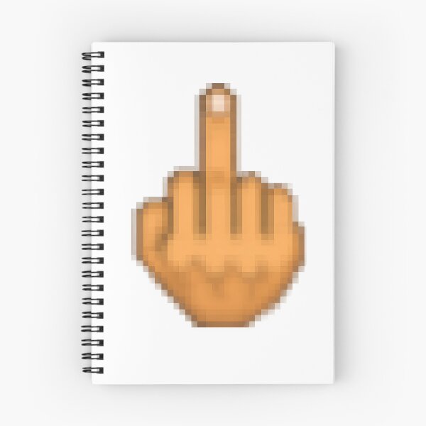 Item preview, Middle Finger Pixel Art Rude Hand Gesture designed and sold by Artmares.
