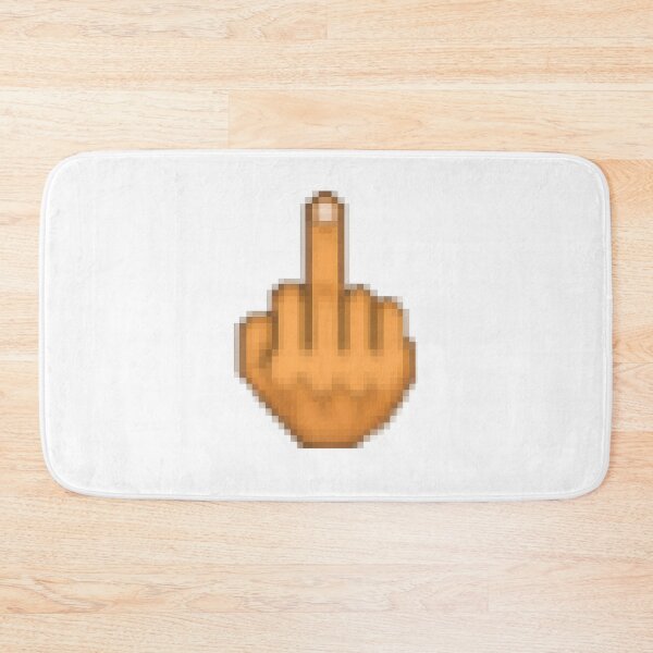 Item preview, Middle Finger Pixel Art Rude Hand Gesture designed and sold by Artmares.