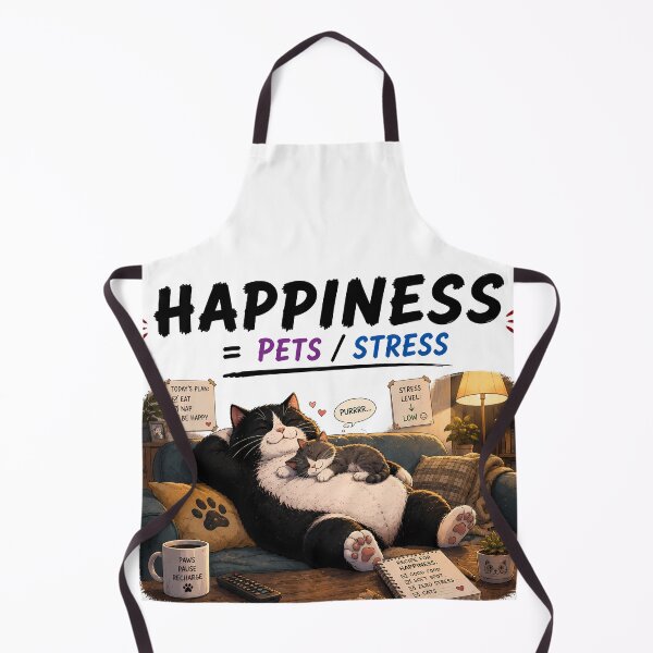 Item preview, HAPPINESS EQUATION | Funny Cat Definition of Power Pun designed and sold by ianm1028.