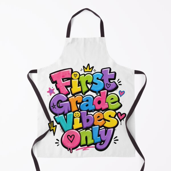 Item preview, First Grade Vibes Only – Colorful Back to School designed and sold by MomParentADHD.