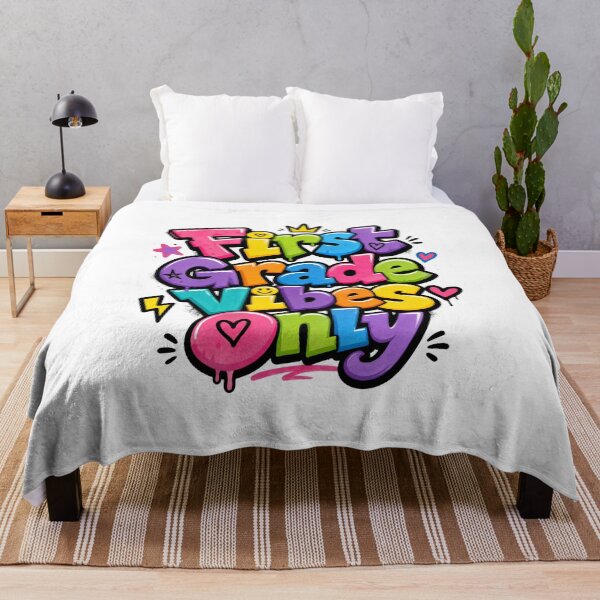 Item preview, First Grade Vibes Only – Colorful Back to School designed and sold by MomParentADHD.