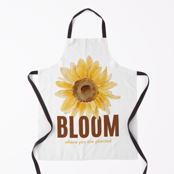Artikelvorschau, Bloom Where You Are Planted – Beautiful Watercolor Sunflower Design entworfen und verkauft von PureHopeStudio.