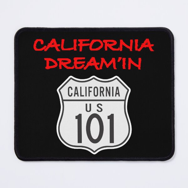 Item preview, Signs - California Dreamin - California Highway 101 wo Backgrnd designed and sold by Military Insignia Products.