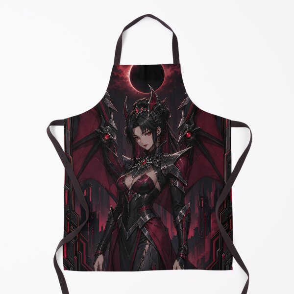 Item preview, Burgundy Eclipse Bat Lady – Gothic Wick designed and sold by Apocalyptic Art Studio.