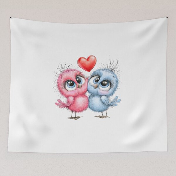 Item preview, Cute two Birds Love Sublimation designed and sold by Eiwaprints.