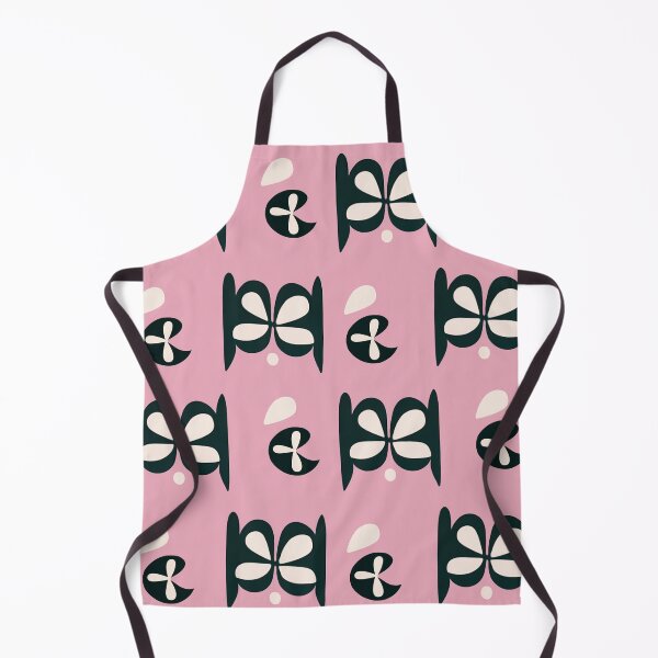 Item preview, Pink Mod Garden – Retro Scandinavian Floral Pattern designed and sold by Louise Wersäll.