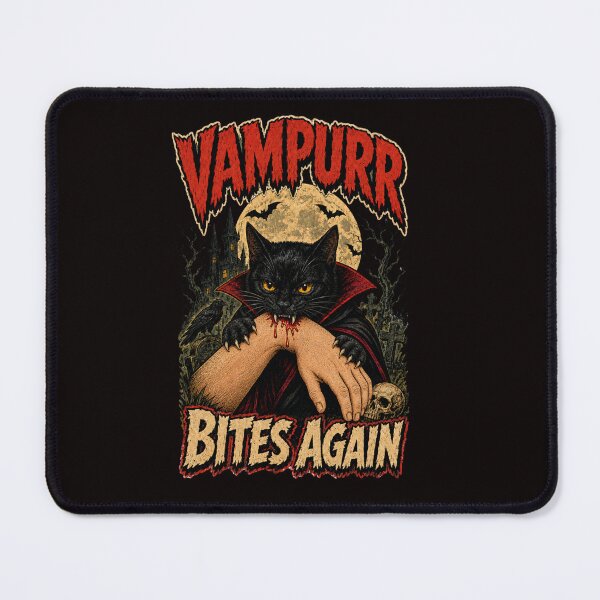 Item preview, Vampurr Bites Again – Vampire Cat designed and sold by FrameFlow.