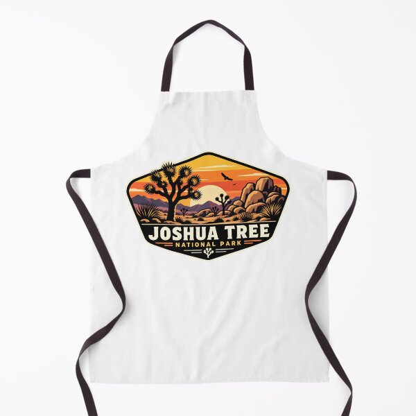 Item preview, Retro Joshua Tree National Park Desert Sunset Vintage Hiking Badge designed and sold by LittleArij.