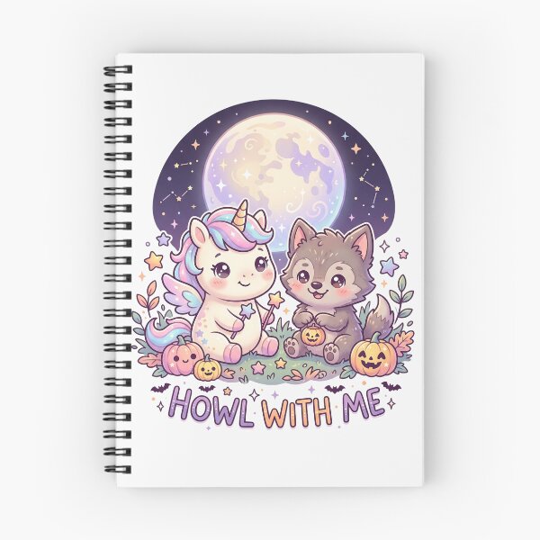 Item preview, Cute Unicorn and Werewolf Kawaii Halloween designed and sold by naragon4289.
