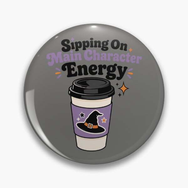 Item preview, Sipping On Main Character Energy Shirt, Comfort Colors® Witch Coffee Tee, Funny Halloween Trendy Graphic designed and sold by TshirtsLabs.