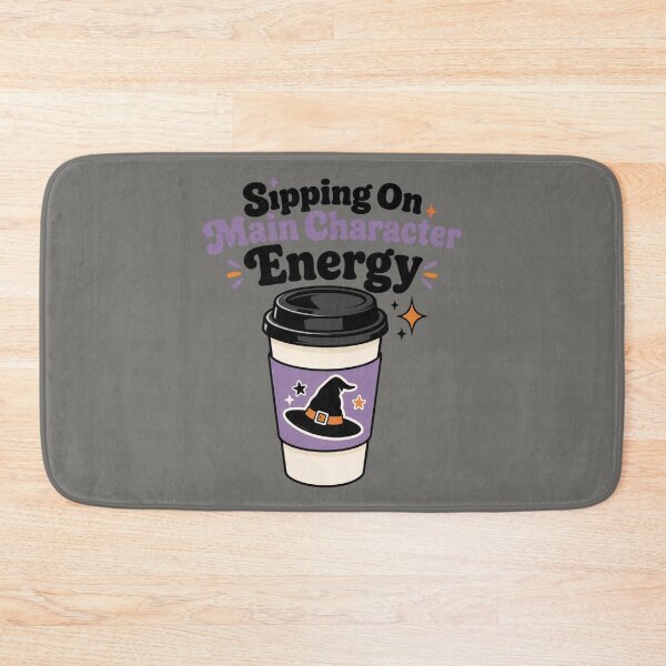 Item preview, Sipping On Main Character Energy Shirt, Comfort Colors® Witch Coffee Tee, Funny Halloween Trendy Graphic designed and sold by TshirtsLabs.