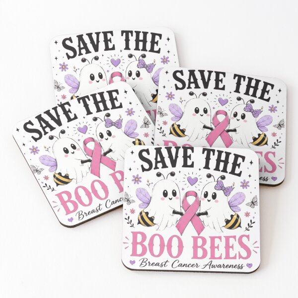 Item preview, Save The Boo Bees Pink Ribbon Breast Cancer Awareness Halloween Ghost designed and sold by haitrieuic96.