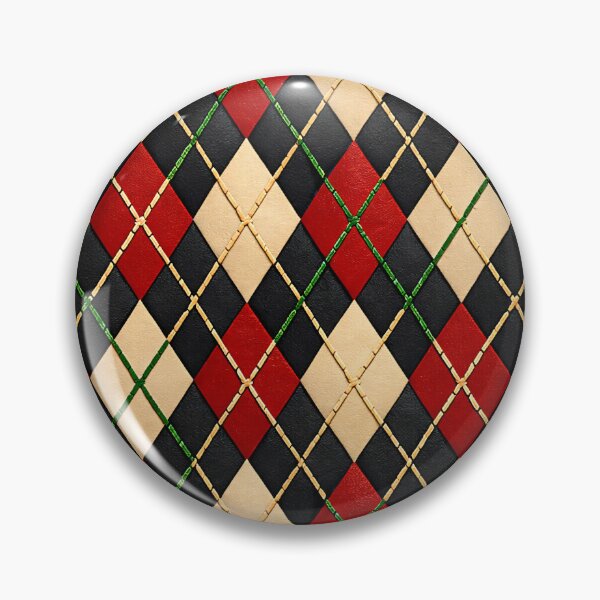 Item preview, Red Cream and Black Argyle Pattern – Classic Holiday Preppy Diamond Art designed and sold by Kaleidoscope Print.