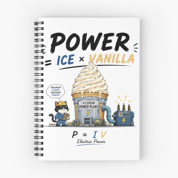 Item preview, ELECTRIC POWER | Funny Ice Cream Physics Pun designed and sold by ianm1028.