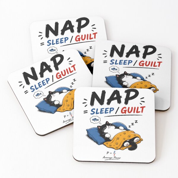 Item preview, AVERAGE POWER | Funny Cat Nap Physics Pun designed and sold by ianm1028.