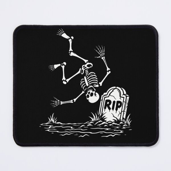 Item preview, Skeleton Diving Into Grave - Funny RIP Tombstone Dark Humor designed and sold by haitrieuic96.