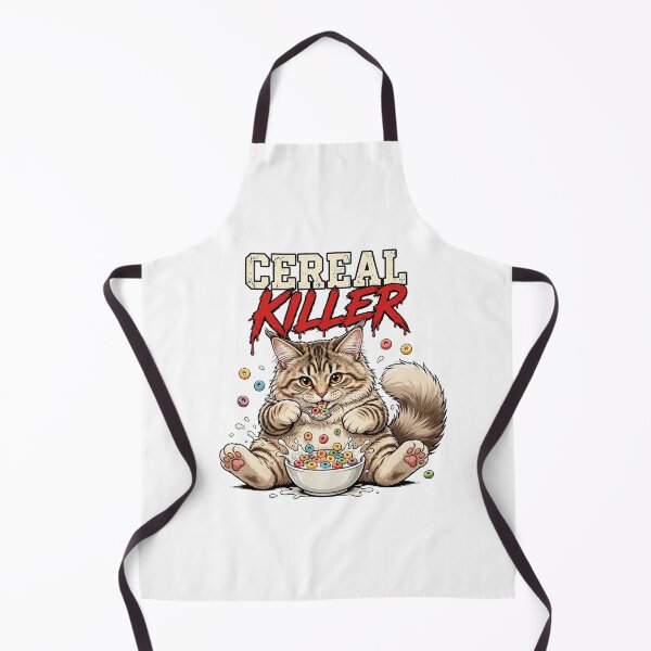 Item preview, Maine Coon Cat Cereal Killer Funny Breakfast designed and sold by Ghostlycats2026.
