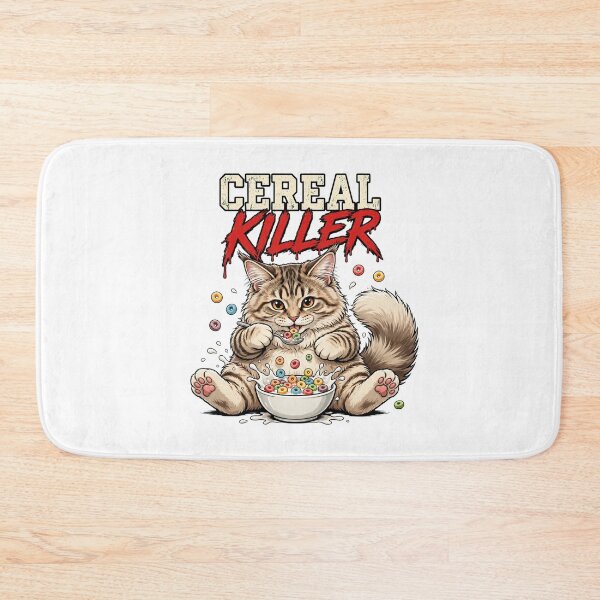 Item preview, Maine Coon Cat Cereal Killer Funny Breakfast designed and sold by Ghostlycats2026.