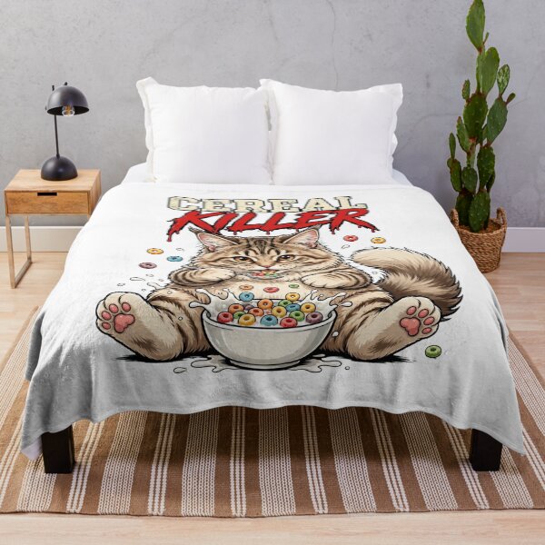 Item preview, Maine Coon Cat Cereal Killer Funny Breakfast designed and sold by Ghostlycats2026.