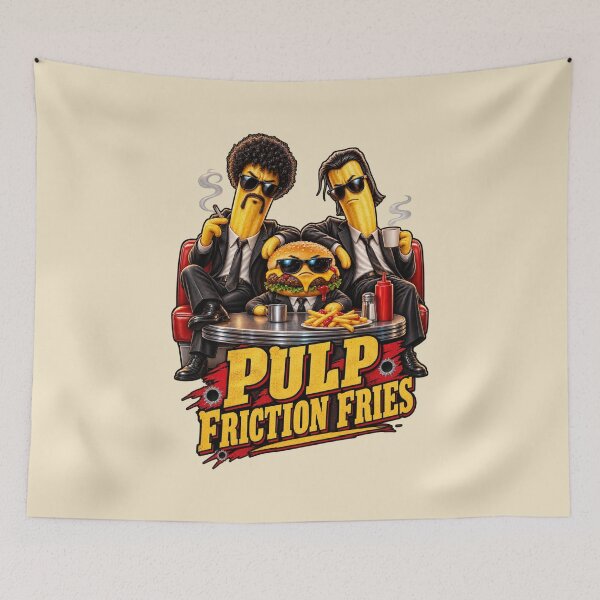 Item preview, Gangster Fries | Retro Diner Food Comedy designed and sold by PopCulturePixel.
